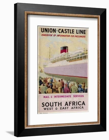 Union Castle Brochure-null-Framed Photographic Print