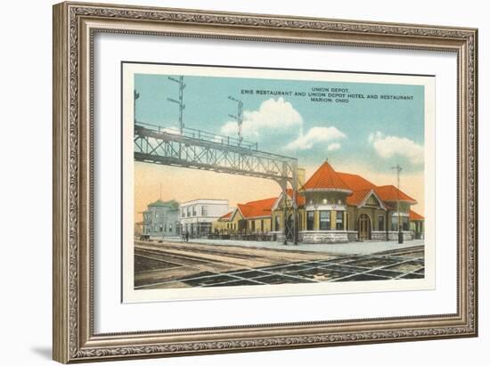 Union Depot, Marion, Ohio-null-Framed Art Print