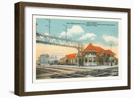 Union Depot, Marion, Ohio-null-Framed Art Print