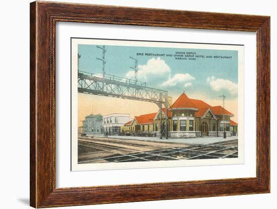 Union Depot, Marion, Ohio-null-Framed Art Print