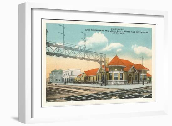 Union Depot, Marion, Ohio-null-Framed Art Print