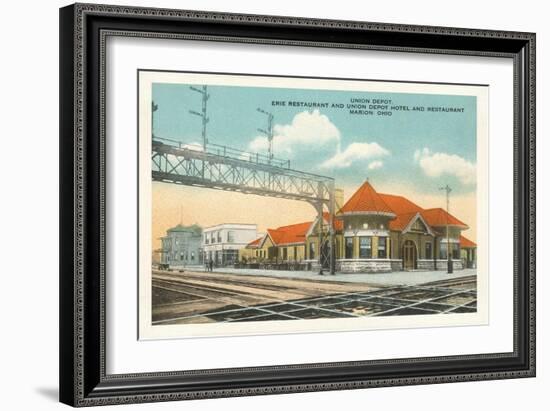 Union Depot, Marion, Ohio-null-Framed Art Print