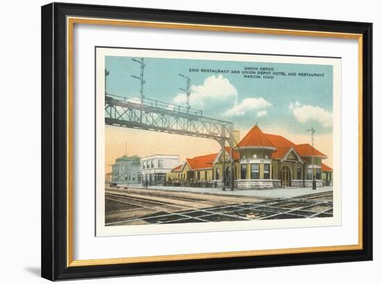 Union Depot, Marion, Ohio-null-Framed Art Print