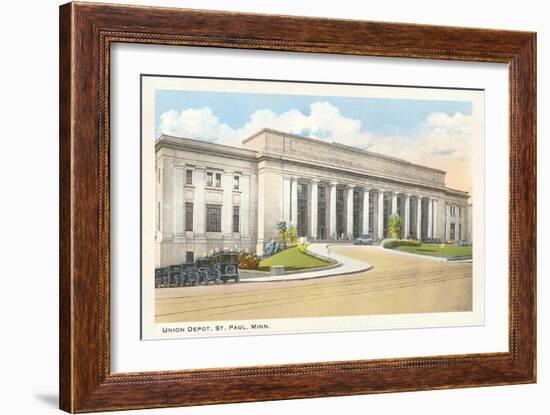 Union Depot, St. Paul, Minnesota-null-Framed Art Print