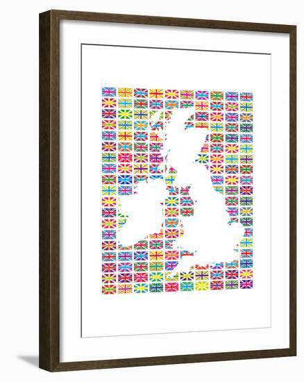 Union Flags II-The Vintage Collection-Framed Giclee Print