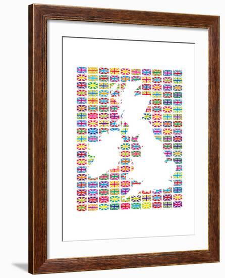 Union Flags II-The Vintage Collection-Framed Giclee Print