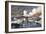 Union Fleet Bombarding Fort Sumter to Retake Charleston Harbor from the Confederates, c.1863-null-Framed Giclee Print