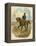 Union General Ulysses S. Grant on Horseback on a Civil War Battlefield-null-Framed Premier Image Canvas