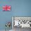 Union Jack Bedazzled-Tosh-Art Print displayed on a wall