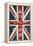 Union Jack - Keep Calm and Carry On-Lantern Press-Framed Stretched Canvas