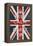 Union Jack - Keep Calm and Carry On-Lantern Press-Framed Stretched Canvas