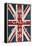 Union Jack - Keep Calm and Carry On-Lantern Press-Framed Stretched Canvas