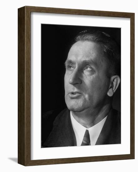 Union of South Africa Min. of Lands. Johannes Stijdom Portrait , a Member of Klan-Like Broederband-Margaret Bourke-White-Framed Photographic Print