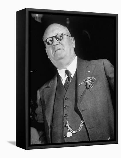 Union of South Africa Prime Min. Daniel F. Malan, Who Won on a Violent, Anti-Black Platform-Margaret Bourke-White-Framed Premier Image Canvas