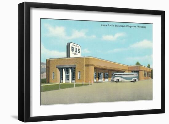 Union Pacific Bus Depot, Cheyenne-null-Framed Premium Giclee Print