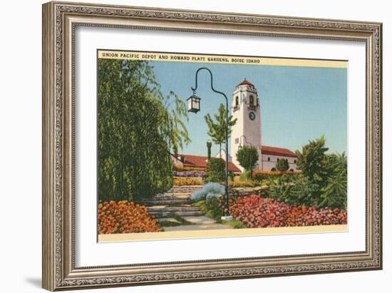 Union Pacific Depot, Boise, Idaho-null-Framed Art Print