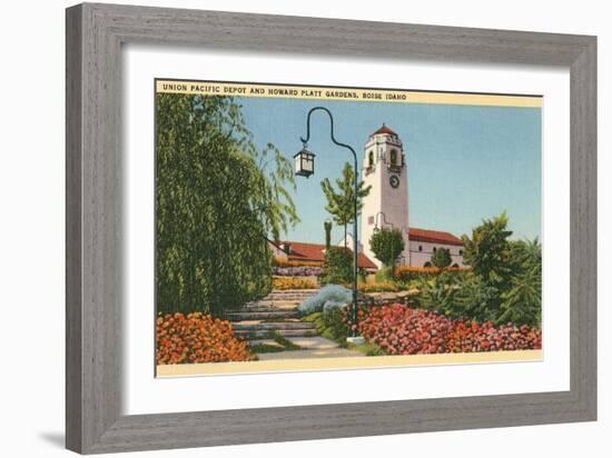 Union Pacific Depot, Boise, Idaho-null-Framed Art Print