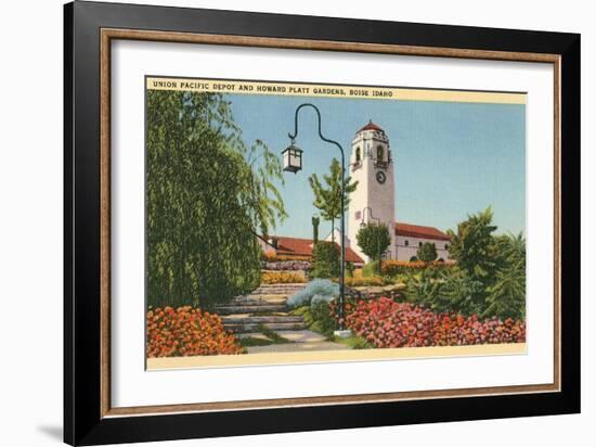 Union Pacific Depot, Boise, Idaho-null-Framed Art Print