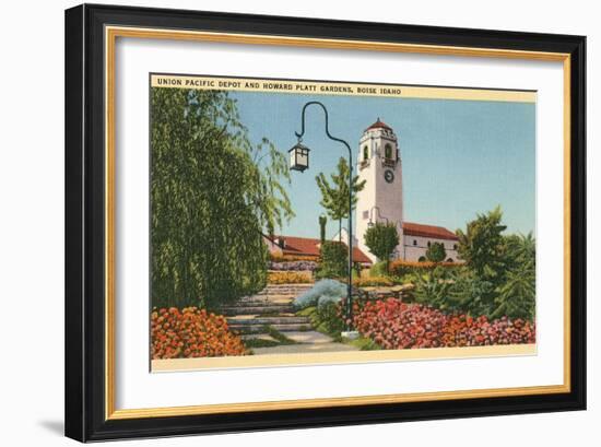 Union Pacific Depot, Boise, Idaho-null-Framed Art Print