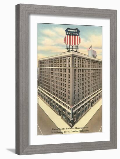 Union Pacific Headquarters, Omaha, Nebraska-null-Framed Art Print