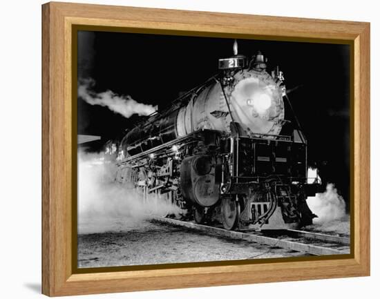 Union Pacific Locomotive-null-Framed Premier Image Canvas