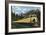 Union Pacific Streamliner Passing Mountains-Lantern Press-Framed Art Print