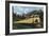 Union Pacific Streamliner Passing Mountains-Lantern Press-Framed Art Print