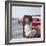 Union President Jimmy Hoffa's Image Reflected in Rear View Mirror in Red Truck-Hank Walker-Framed Premium Photographic Print