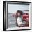 Union President Jimmy Hoffa's Image Reflected in Rear View Mirror in Red Truck-Hank Walker-Framed Premium Photographic Print