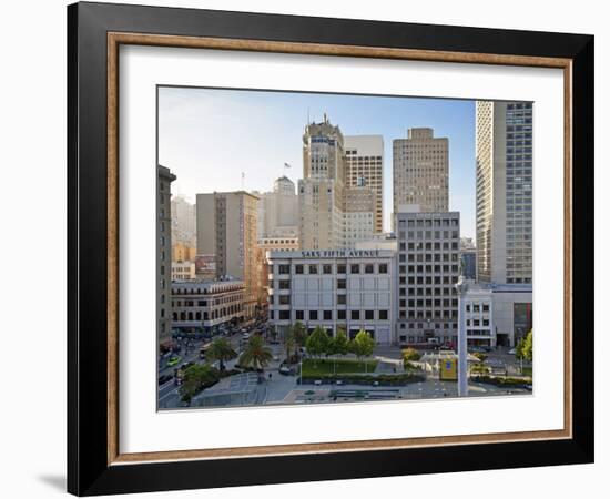 Union Square, Downtown, San Francisco, California, United States of America, North America-Gavin Hellier-Framed Photographic Print