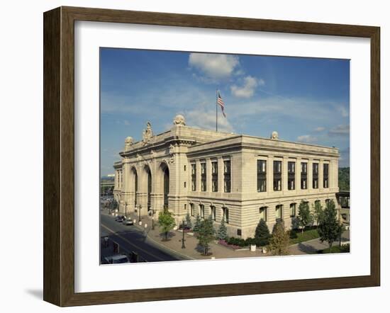 Union Station Albany - Now a Bank-Carol Highsmith-Framed Photo