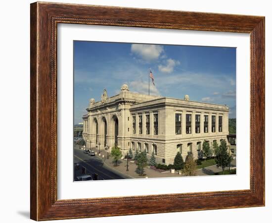 Union Station Albany - Now a Bank-Carol Highsmith-Framed Photo