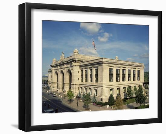 Union Station Albany - Now a Bank-Carol Highsmith-Framed Photo