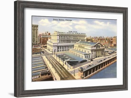 Union Station, Chicago, Illinois-null-Framed Art Print