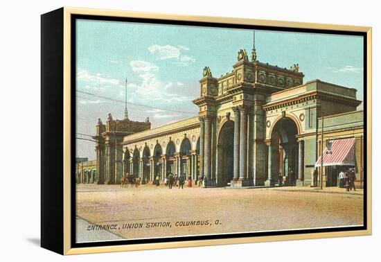 Union Station, Columbus, Ohio-null-Framed Stretched Canvas