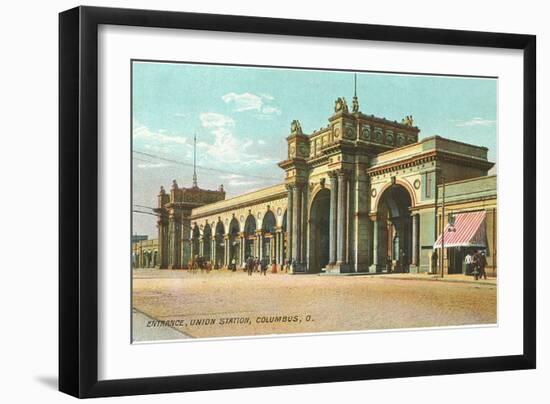 Union Station, Columbus, Ohio-null-Framed Art Print