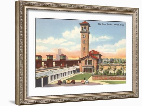 Union Station, Dayton, Ohio-null-Framed Art Print