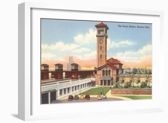 Union Station, Dayton, Ohio-null-Framed Art Print