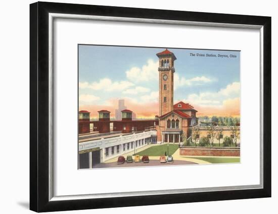 Union Station, Dayton, Ohio-null-Framed Art Print