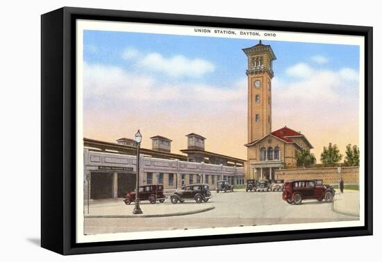 Union Station, Dayton, Ohio-null-Framed Stretched Canvas