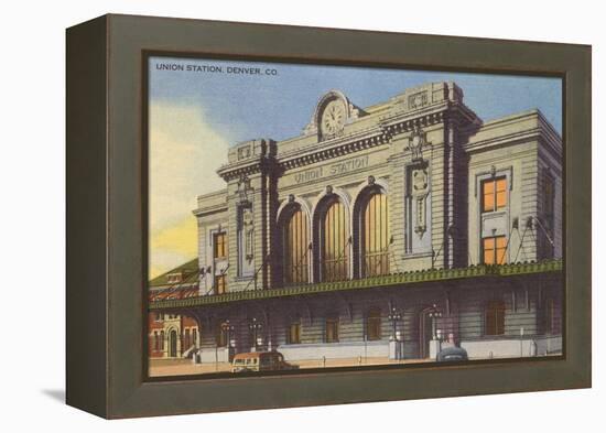 Union Station, Denver, Colorado-null-Framed Stretched Canvas