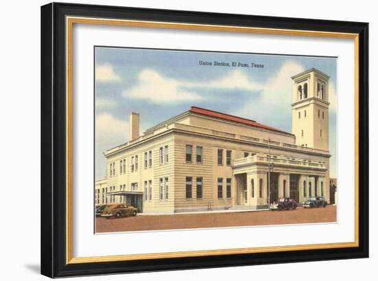 Union Station, El Paso, Texas-null-Framed Art Print