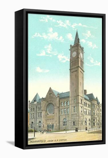 Union Station, Indianapolis, Indiana-null-Framed Stretched Canvas