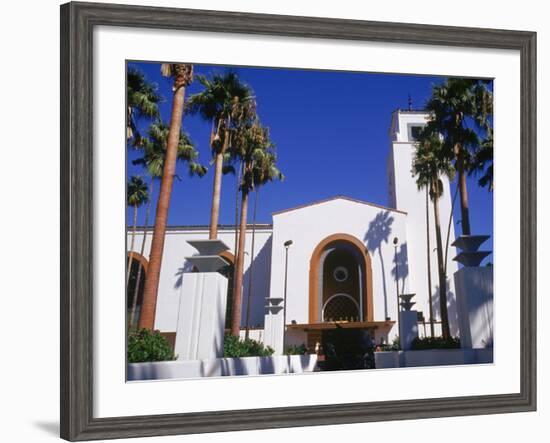 Union Station, LA, CA-Gary Conner-Framed Photographic Print