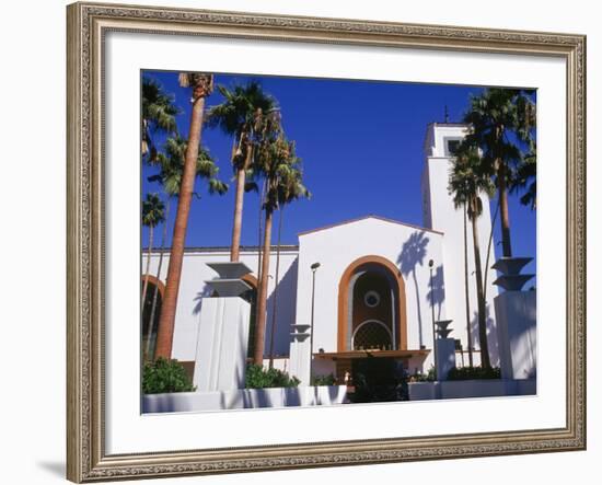 Union Station, LA, CA-Gary Conner-Framed Photographic Print