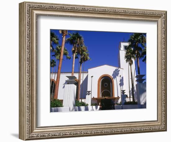 Union Station, LA, CA-Gary Conner-Framed Photographic Print