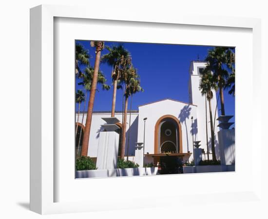 Union Station, LA, CA-Gary Conner-Framed Photographic Print