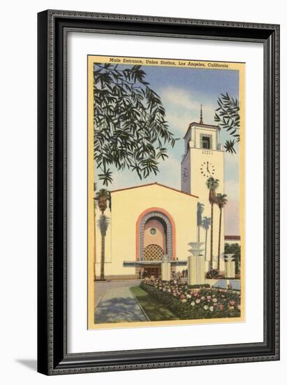 Union Station, Los Angeles, California-null-Framed Art Print