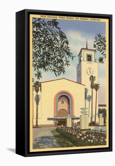 Union Station, Los Angeles, California-null-Framed Stretched Canvas