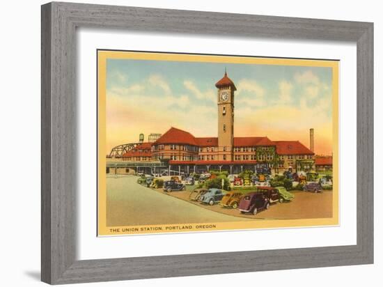 Union Station, Portland, Oregon-null-Framed Art Print